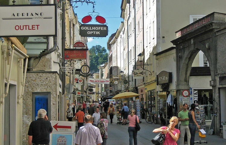 Domplatz Salzburg Jedermann