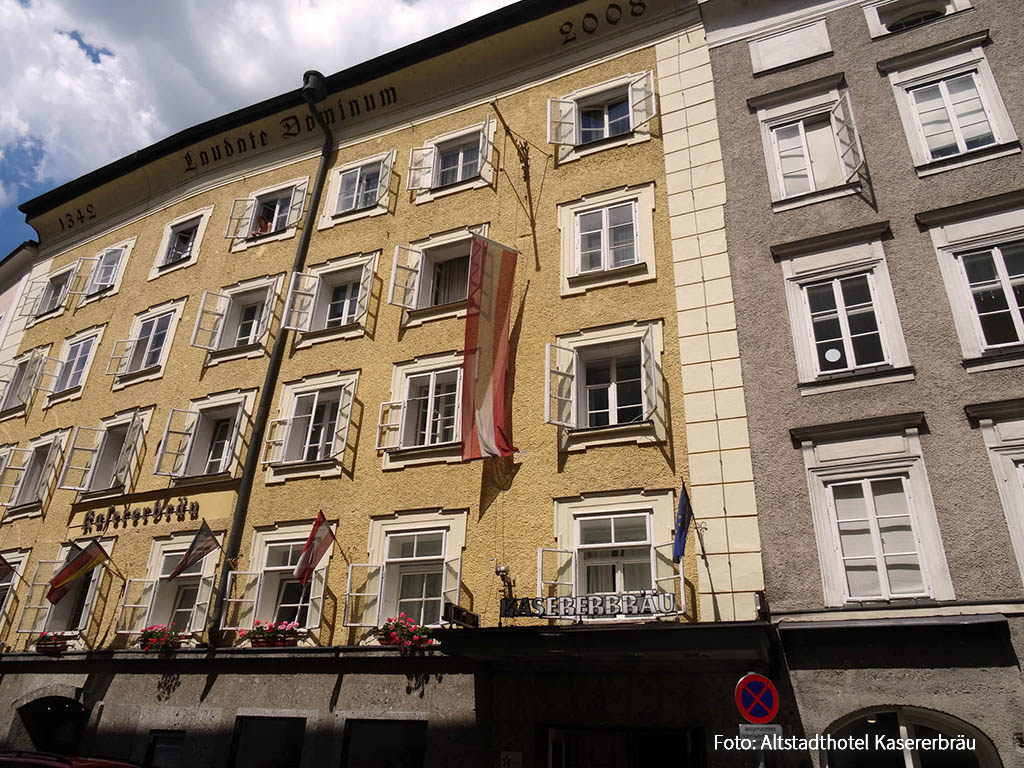 Auf Wolke 7 in Salzburg: Altstadthotel Kasererbräu