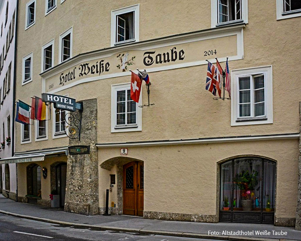 Auf Wolke 7 in Salzburg: Altstadthotel Weiße Taube