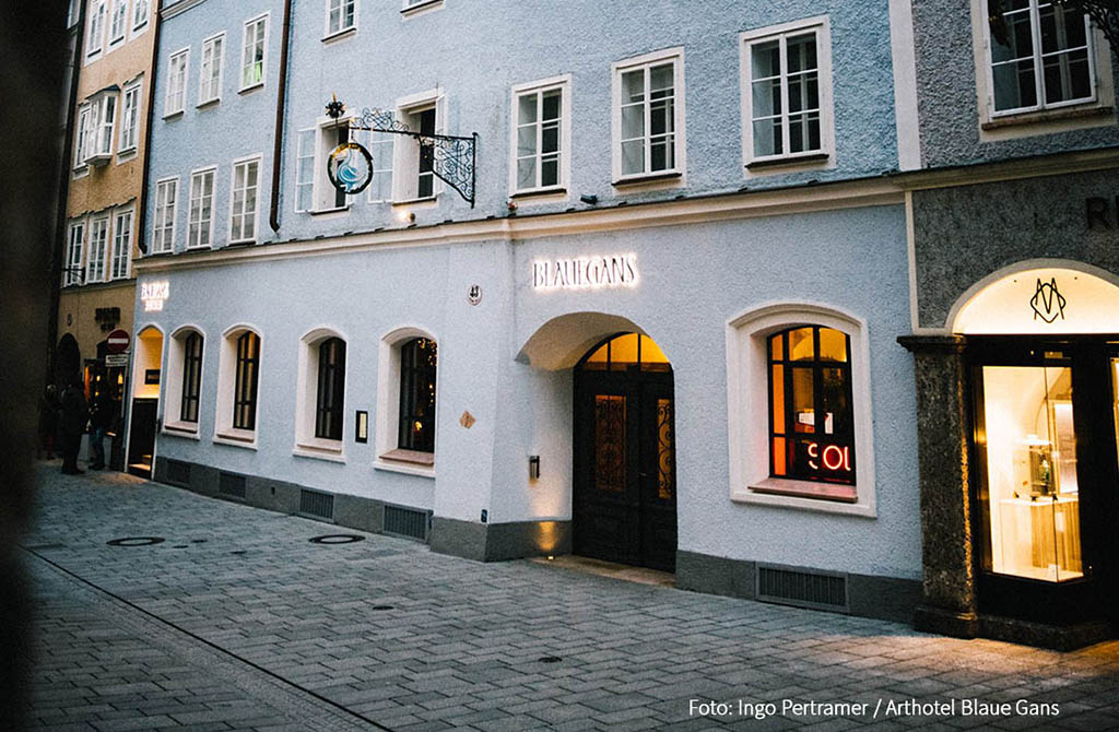 Auf Wolke 7 in Salzburg: artHotel Blaue Gans