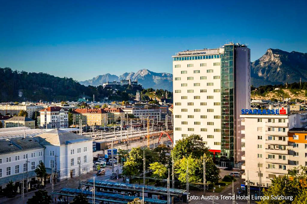 Auf Wolke 7 in Salzburg: Austria Trend Hotel Europa Salzburg