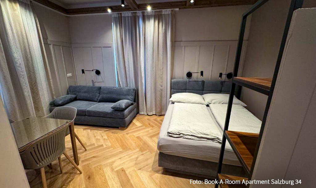 Auf Wolke 7 in Salzburg: Book-A-Room Apartment Salzburg 34